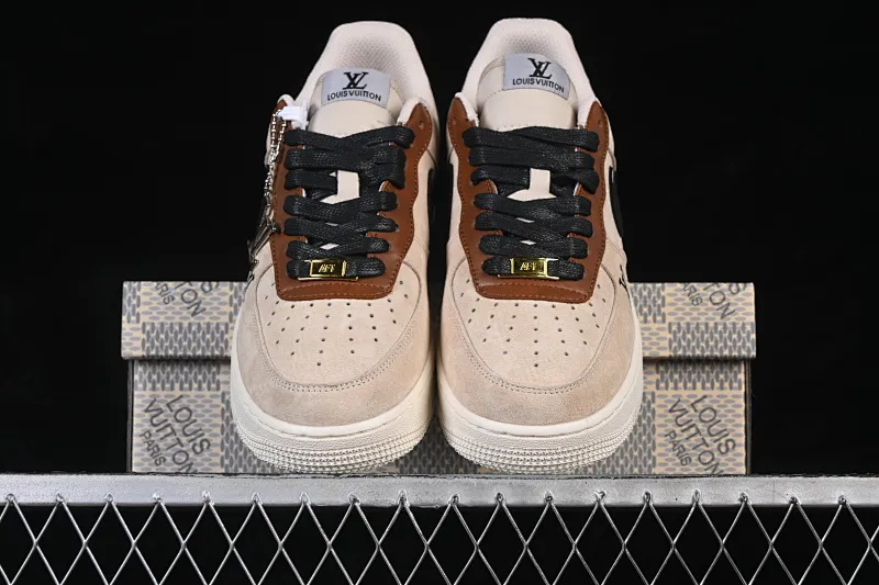 All categories Nk Air Force 1 Air Force series Nk Air Force 1 Low Air Force low-top Nike Air Force 1'07 Low joint milk tea caramel Air Force 1 low-top casual sneakers FQ3546-100